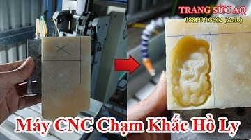 Máy CNC Chạm Khắc Mặt Dây Chuyền Hồ Ly Tự Động