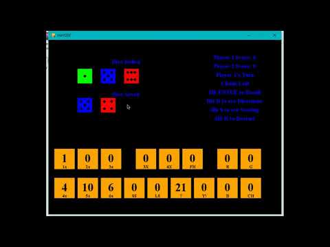 JL Yahtzee in Pygame- Per 3