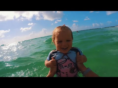 Naomi is swimming