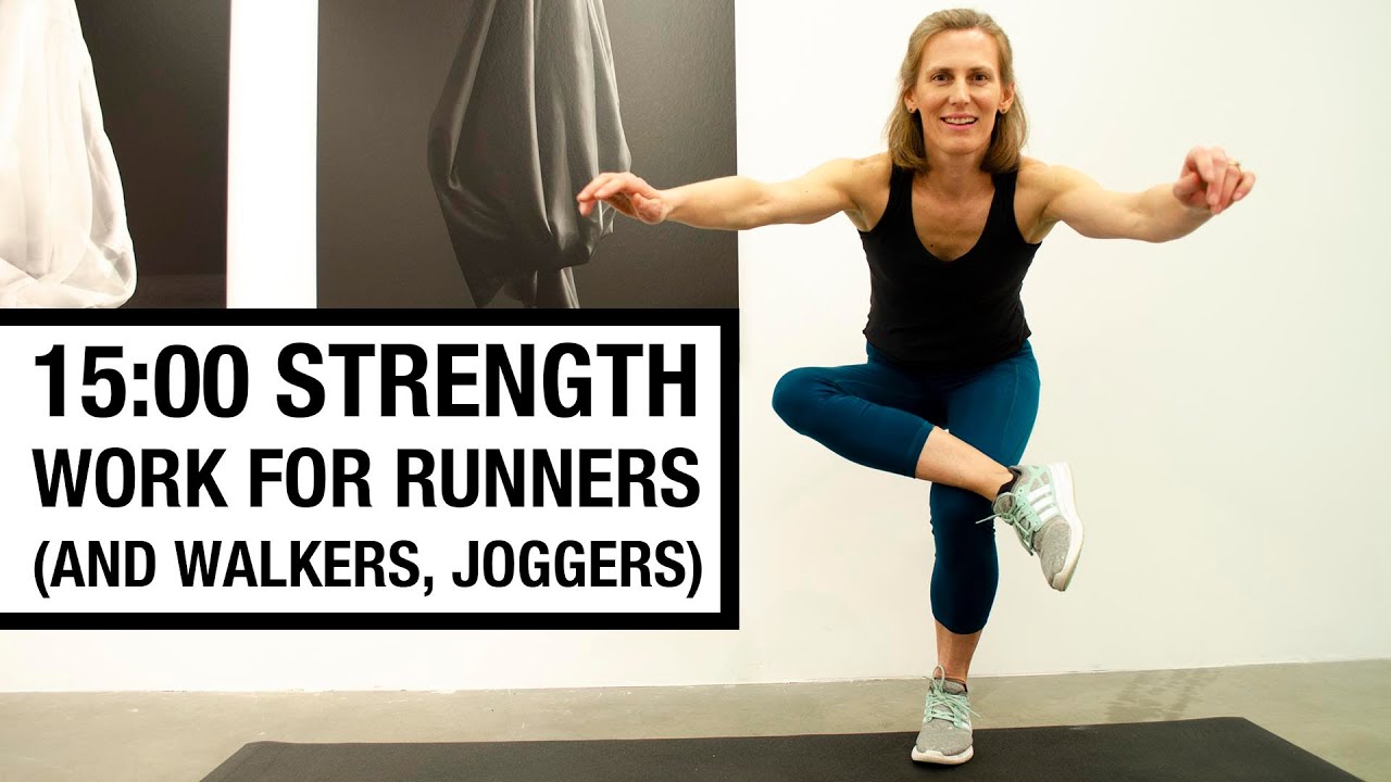15 minute strength sequence for RUNNERS (WALKERS, JOGGERS) // no