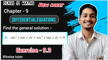 Ex 9.3 class 12 maths q4 | Ex 9.3 q4 class 12 | Question 4 exercise 9.3 Class 12