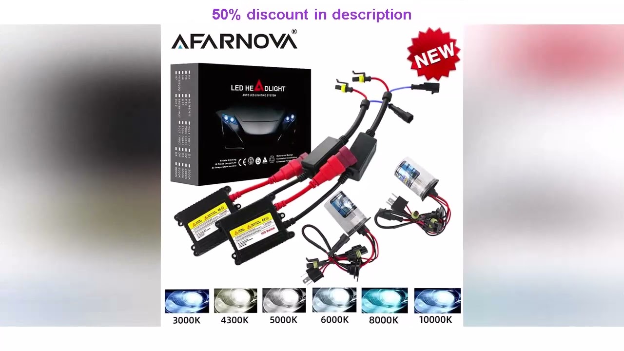 Latest Products You Must Know! HID Xenon Bulbs H4 High and Low Beam Bi Xenon Car Headlight Kit 60
