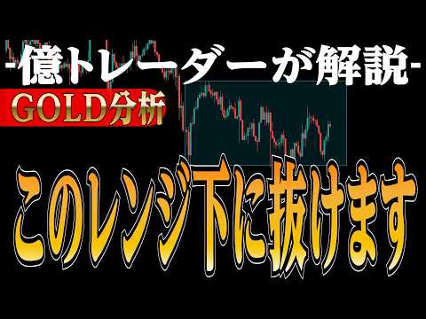 【今週暴落予想】ゴールドは週足大陰線へ❓【GOLD分析】