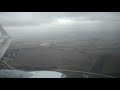 . Красноярск. Посадка самолета Боинг-737 в аэропорт Емельяново после бури