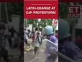 Breaking! Protest Chaos: Police Lathi-Charge Students During "Chalo Sansad" March in Delhi #shorts