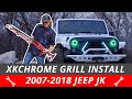 XKGLOW LED Grill Lights Install on Jeep JK | XHCHROME