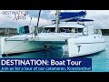 DESTINATION: Boat Tour // Join us for a tour of our catamaran, SV Konstantina!