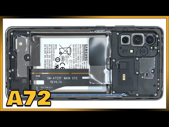 Samsung Galaxy A72 Disassembly Teardown Repair Video Review