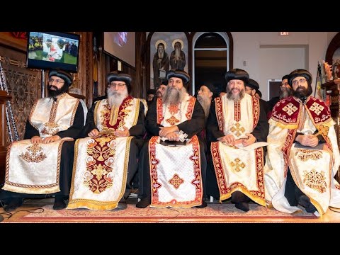 HG Bishop Youssef: Reception of HGBGregory with HGBBasil @ St Philpateer, Richardson TX ~ 12/02/18