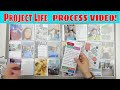 Project Life Catch Up (5 spreads in 1 video!)