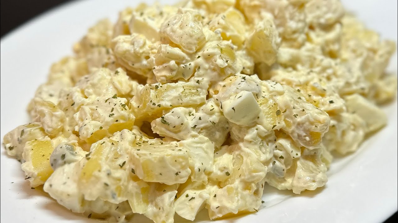 Sallat ruse apo me patate, vez dhe majonez