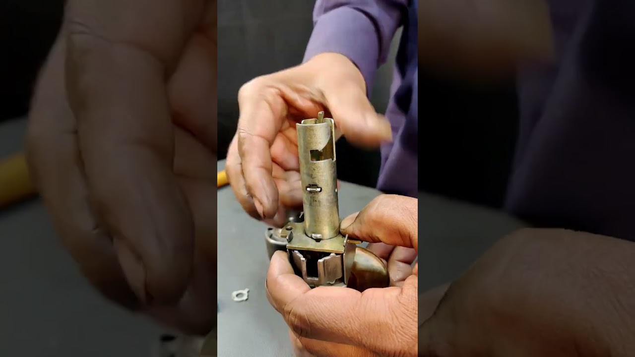 Damage Door cylindrical Repairing Wooden Door cylindrical