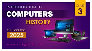 History of Computers - Introduction to Computers & Computer Science Basics |  - Class 3 - Urdu/Hindi