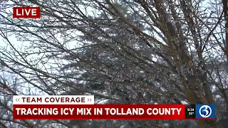 VIDEO: Tracking icy conditions in Tolland County