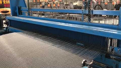 2-5mm fully auto crimped wire mesh machine