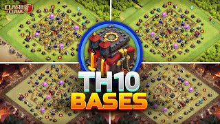 NEW! Town Hall 10 WAR and TROPHY PUSHING Base | Th10 New Cwl Base Layout's! Clash of Clans screenshot 5