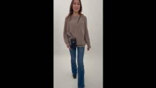 Fijne Zwarte Leren Phonebag Van Loulou Essentiels, Voorheen By Loulou