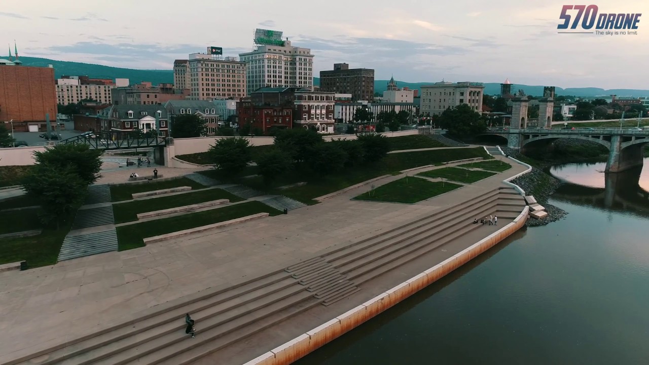 Wilkes Barre River Common on the Susquehanna River