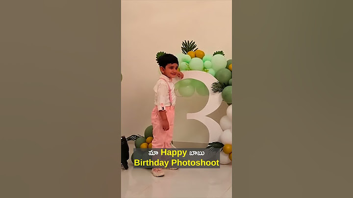 మా Happy బాబు Birthday Photoshoot #happy #manuthohappyandrichy #ytshorts #trending