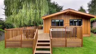 Inside our pet friendly Willow 3 Spa Exclusive Lodge