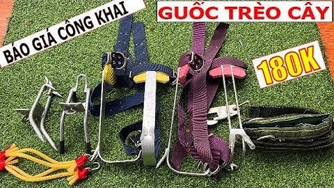 3 mẫu guốc trèo cây, dụng cụ hỗ trợ trèo cây hái lan, trèo cây cắt gỗ, bắt ong giá rẻ