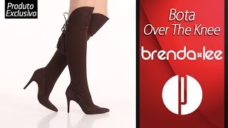 Bota Over The Knee Feminina Brenda Lee - Café - 6010380411 - YouTube