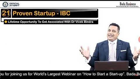 IBC 3.0 . Dr. Vivek Bindra.  Bada bussiness.com