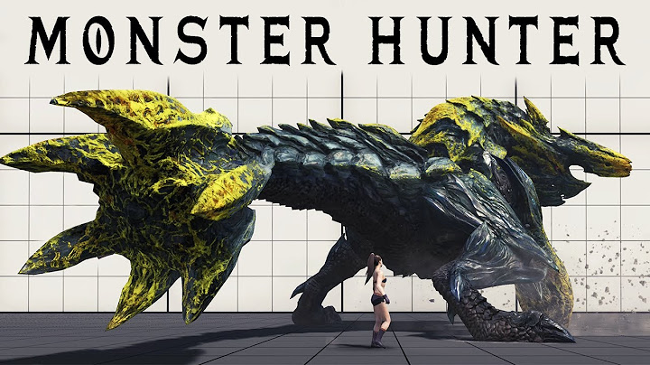 New Monster Size Comparison - Monster Hunter World Iceborne