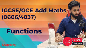 O level/IGCSE Add Maths - Functions - (Past Papers)