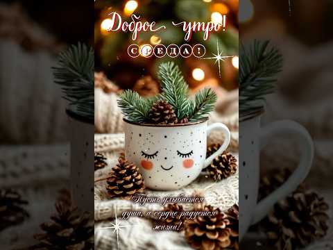 Доброе утро! Удачной среды! Хорошего дня! #пожеланиясдобрымутром #доброеутро #поздравление