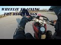 Wheelie Training with Honda FMX 650 - The Beginning