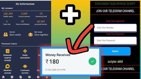 ewounion task bypass script | New order grabbing Website | per day 20rs | LOOTEARN | #ewounion