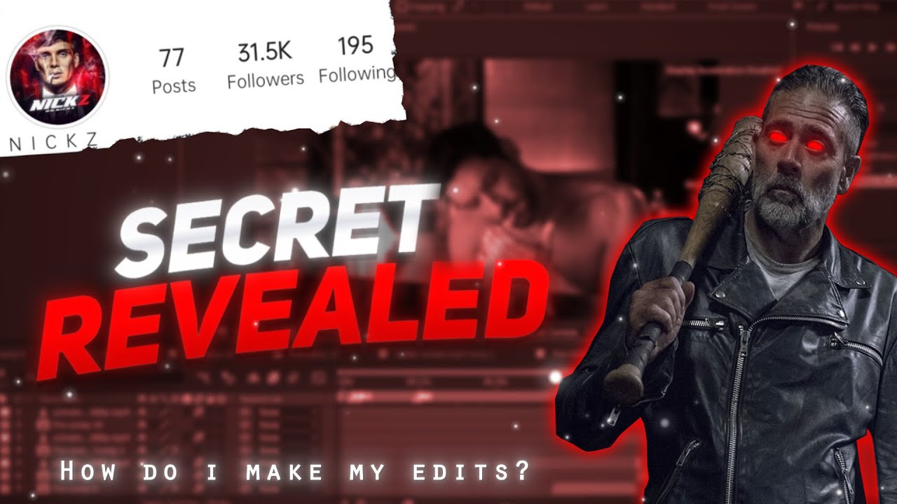 MY EDITING SECRET REVEALED!? | Video Editing - YouTube