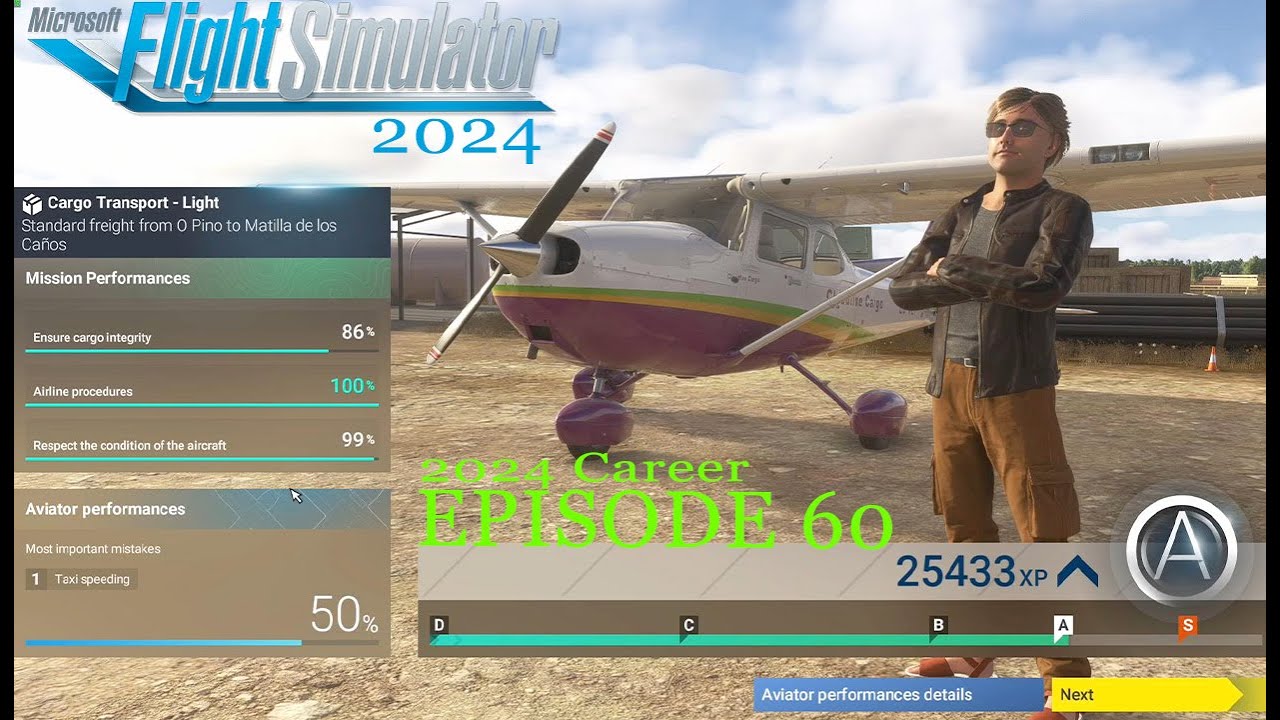 MSFS 2024 Career Mode | Episode 60 - Quick Cargo Run in the Cessna 172 ...