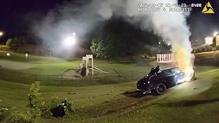 Crashed Hellcat Leads Police To Deadly Scene