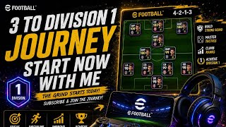 Road To Division 1 Begins! 🚀 Can I Reach the Top in eFootball 2026? ⚽🔥ViralGaming #eFootballIndia