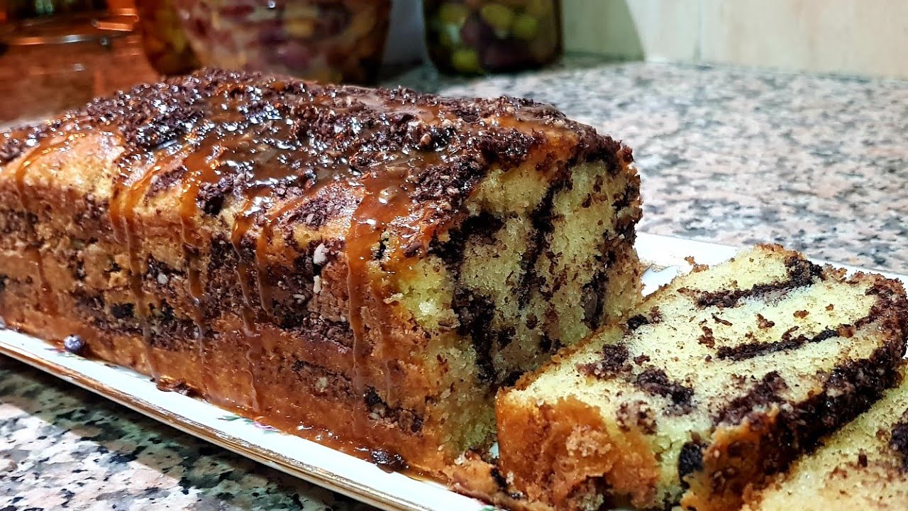 الكيكة الخطيييرة رائعة معمرة بالشكلاط و اللوز تستحق منكم التجربة الكيكة  المحشية cake farci - YouTube