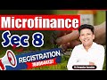 Microfinance  sec 8  registration  cadeepankar samaddar