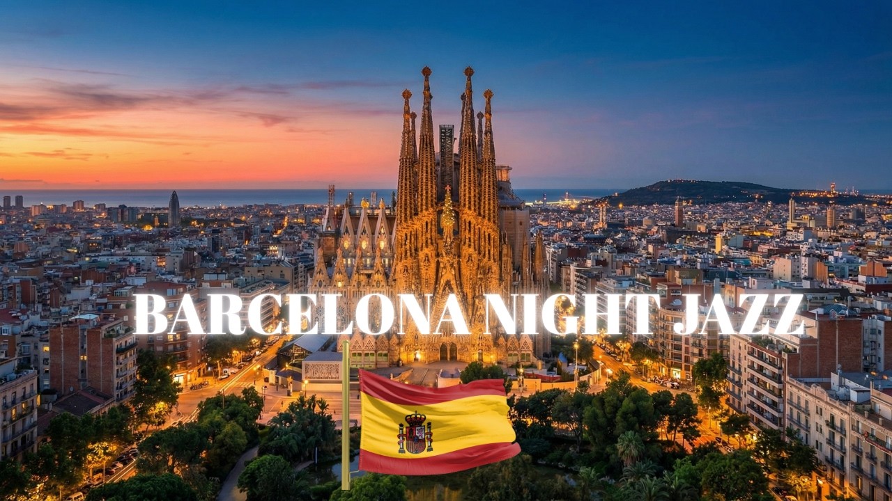 Barcelona Night Jazz – Mediterranean Lofi Vibes 🌙🇪🇸