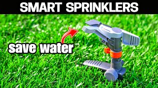 Trying Gardena new water saving lawn sprinklers