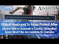 Ubisoft Respond To Protest As Steam Warns Assassin's Creed Liberation Won't Be Accessible To Owners