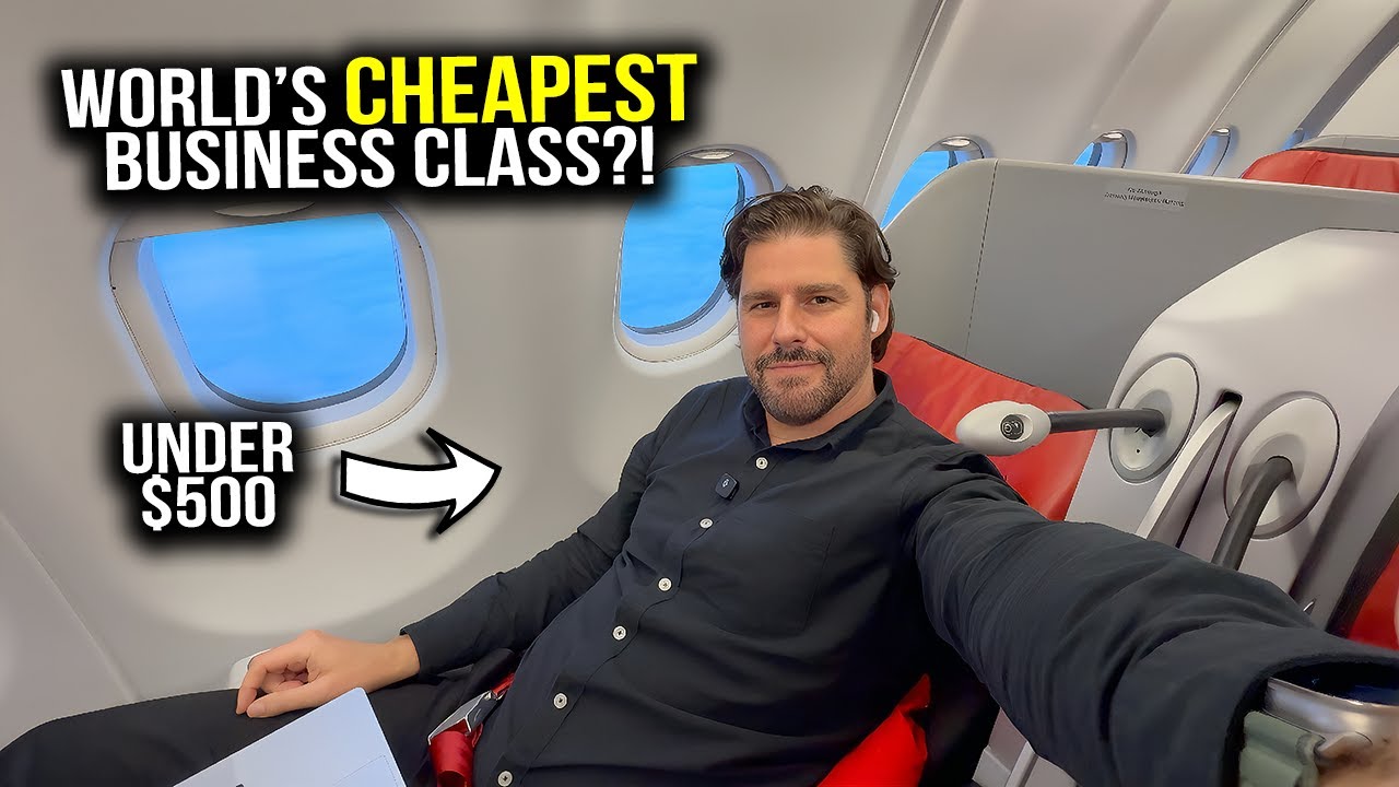 WORLD’S CHEAPEST LIE-FLAT BUSINESS CLASS to China! AirAsia Premium Flatbed Review