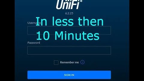 Unifi Controller Install