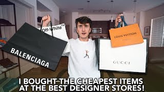 I Bought The CHEAPEST Items From Gucci, 
