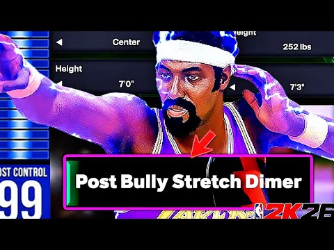 this ISO STRETCH BULLY is a DEMIGOD BIG MAN BUILD for DAY 1 of NBA 2K26