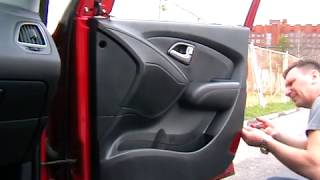 Как закрыть окно на Hyundai IX35, если не работает стеклоподъемник