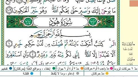 سورة هود مكتوبة كاملة|القارىء عبدالله الموسى |رمضان ١٤٤٤هجري |Abdullah Al-Mousa, Surat Hud