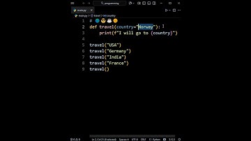 Norway & Python Function #python #programming #coding