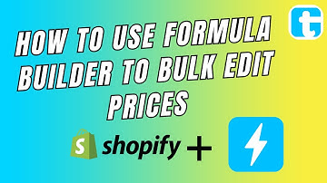 How to Bulk Edit Prices Using Formula Builder | Bolt Product Bulk Editor