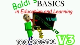 แจกเกมส์ ครู baldi s basic mod menu apk v3